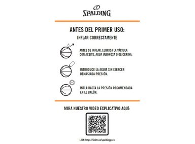 PELOTA BASKET SPALDING TF-1000 PRECISION SZ7 FIBA BICOLOR TALLA 7 - 6