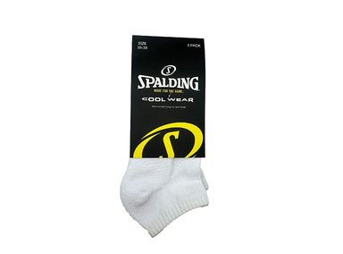 SPALDING CALCETINES CORTOS BLANCOS 35-39 TRIPACK - 4