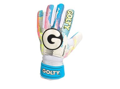 GOLTY GUANTE DE FUTBOL HYPERFASTER T8 BLANCO/AZUL - TALLA 8
