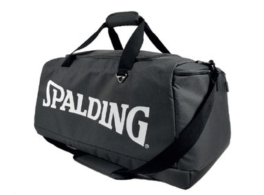 SPALDING BOLSO DEPORTIVO GRANDE GRIS LOGO BLANCO