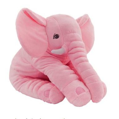 ALMOHADA SEBA-13 ELEFANTE 60CM ROSA
