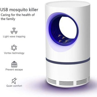 LÁMPARA SEBA-18 LED ANTIMOSQUITOS USB LUZ UV - MATA ZANCUDOS - 3