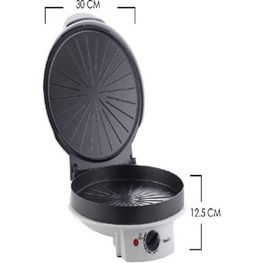 MÁQUINA DE PIZZA HORNO ANTIADHERENTE ELÉCTRICO - MULTICOLOR