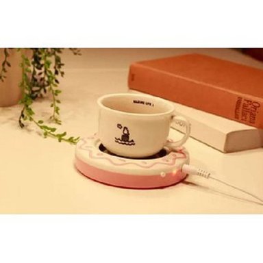 CALENTADOR TAZA MUG SEBA-40 BLANCO 5V CONEXIÓN USB DONNA - 2