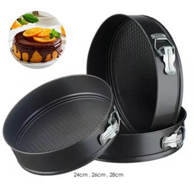 SET DE TRES MOLDES PARA KEKE PASTEL TORTA - CIRCULAR