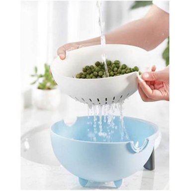 COLADOR ESCURRIDOR GIRATORIO - DE FRUTAS, VERDURAS, CESTA DE LAVADO