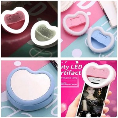 FOCOS LED BLANCO ARO SELFIE CELULAR CORAZON - 4