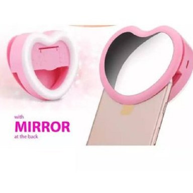 FOCOS LED BLANCO ARO SELFIE CELULAR CORAZON - 5