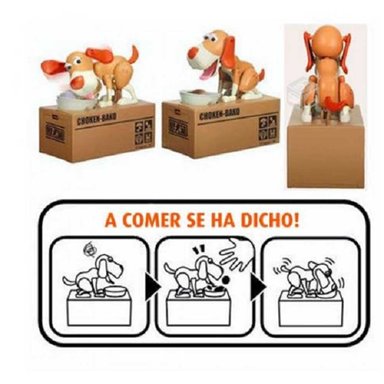 ALCANCIAS PERRITO COME MONEDAS - 5