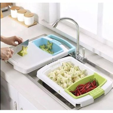TABLA SEBA-117 MULTICOLOR MULTIFUNCIONAL COCINA LAVAPLATOS CORTAR ALIMENTOS