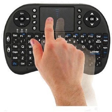 MINI TECLADO INALÁMBRICO MOUSE TV BOX RETROILUMINADO