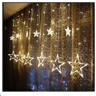 LUCES MULTICOLOR NAVIDAD CORTINA ESTRELLA - 2