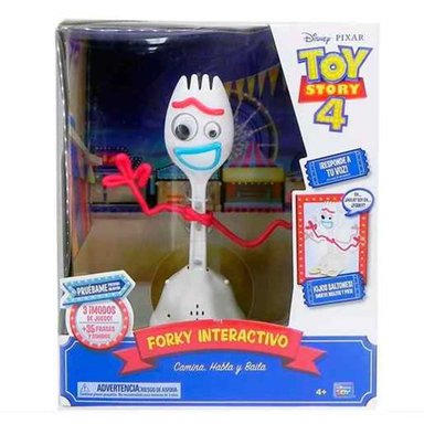 FIGURA FORKY INTERACTIVO TOY STORY 4 HABLA CANTA BAILA - MULTICOLOR
