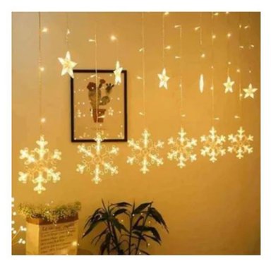 CASCADA DE LUCES LED PARA NAVIDAD 2022 - BLANCA