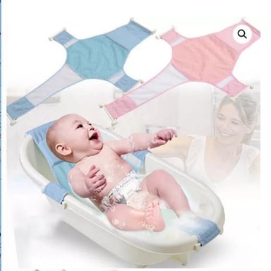 MALLA PARA BAÑERA BEBE - CELESTE - 3