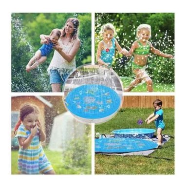 PISCINA OEM REGADERA INFLABLE ASPERSORES AGUA 110/170CM - 2