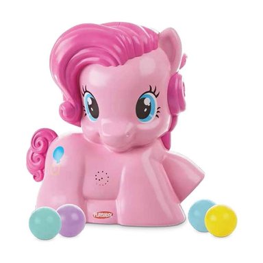 LANZADOR DE BOLAS HASBRO MY LITTLE PONY PINKIE PIE PLAYSKOOL ROSADO