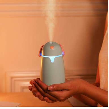HUMIDIFICADOR MULTICOLOR ULTRASONICO MINI DIFUSOR VAPOR LUZ LED PERRITO AROMA - 2