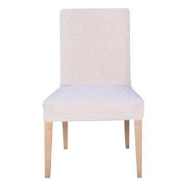 FUNDAS ELÁSTICAS PACK 6 PARA SILLAS AJUSTABLE BLANCO