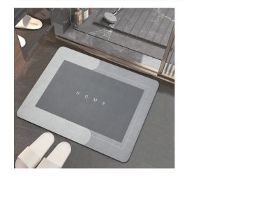 ALFOMBRA BAÑO KAWAI TAPETE ABSORBENTE DUCHA ANTI DESLIZANTE HOME MULTICOLOR