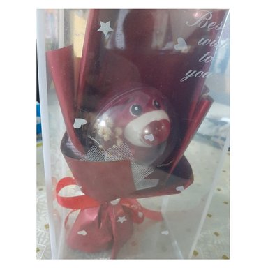 PLANTAS ROJO RAMO ROSAS PELUCHE LOTSO GLOBO LUZ LED - 2