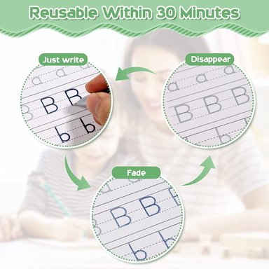 PACK 4 LIBROS MÁGICOS MONTESSORI REUTILIZABLES PRÁCTICA PREESCOLAR - 3