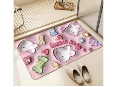 PISO KAWAI DUCHA ANTIDESLIZANTE FORMA 3D MULTICOLOR