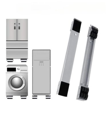 BASE NEGRO BRILLANTE BLANCO RUEDAS EXTENSIBLE LA LAVADORA REFRIGERADORA