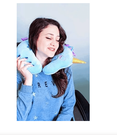 CUELLO ALMOHADA 60X80CM MULTICOLOR VIAJES PARA LOS NIÑOS, LOS VIAJES UNICORNIO