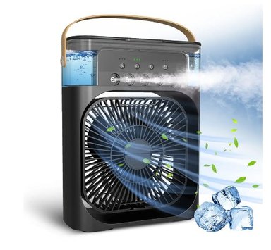 ENFRIADOR AIRE GRANDE XL- 3 EN 1 VENTILADOR PORTATIL HUMIDIFICADOR