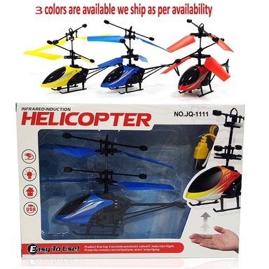 HELICÓPTERO DRON SENSOR LUZ LED INDUCCIÓN MINI JUGUETE INFRARROJO - 3