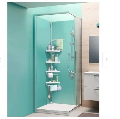 ORGANIZADOR ESQUINERO MULTIFUNCIONAL DUCHA BAÑO PRACTICO 4 NIVELES - 2