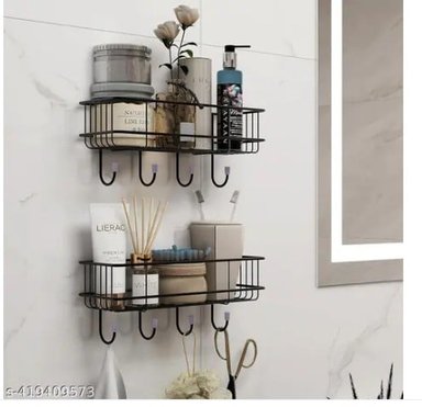 ORGANIZADOR DE DUCHA REPISA BAÑO ADHESIVO INOXIDABLE