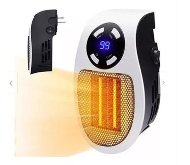 MINI CALEFACTOR VENTILADOR ELÉCTRICO AIRE CALIENTE PORTÁTIL