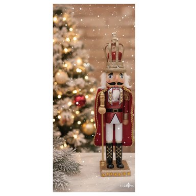 CASCANUECES NAVIDEÑO REY MADERA DECORACIÓN 40CM - 2
