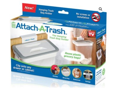 SOPORTE PARA BOLSAS DE BASURA PARA COCINA PORTÁTIL ACERO - BLANCO O GRIS