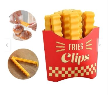 SET DE CLIPS MODELO PAPAS FRITAS