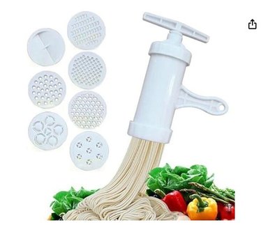 MOLDE DE PASTA CON MÁQUINA MANUAL PARA HACER 2 MOLDES DE PASTA, MOLDE PARA TARTAS Y DULCES