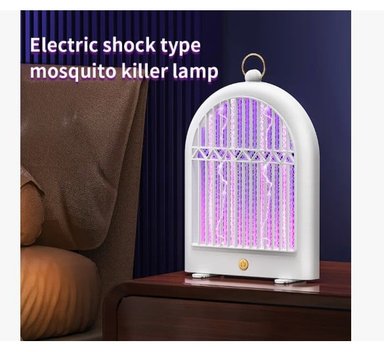 FAROL LÁMPARA MATA MOSQUITOS  LED VIOLETA CALIDA RECARGABLE
