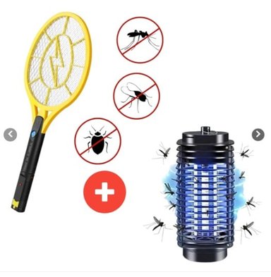 PACK RAQUETA MOSQUITERO  DE MOSQUITOS