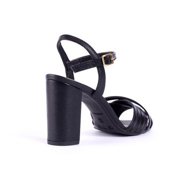 SANDALIAS MUJER CARUSSO CUERO NEGRO 6095 - 3