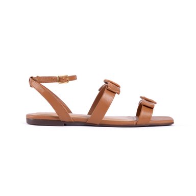 SANDALIAS MUJER CARUSSO CUERO CAMEL 6417 HABANO - 1