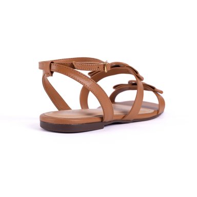 SANDALIAS MUJER CARUSSO CUERO CAMEL 6417 HABANO - 3