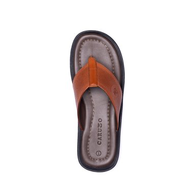 SANDALIAS HOMBRE CARUSSO CUERO COBRE J1004 - 3