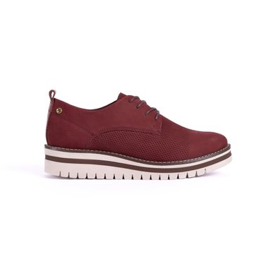 ZAPATOS CASUALES MUJER CARUSSO GUINDA C1005 - 1