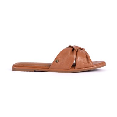 SANDALIAS MUJER CARUSSO CUERO CAMEL 7543 - 1