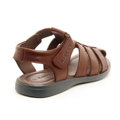 SANDALIAS HOMBRE CARUSSO CUERO CAMEL J1003 - 3