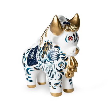 TORITO DE PUCARÁ BLANQUIAZUL - CLUB ALIANZA LIMA 20 CM
