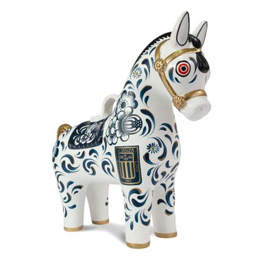 POTRILLO DE PUCARÁ PISKA BLANQUIAZUL 2021 - CLUB ALIANZA LIMA 32 CM