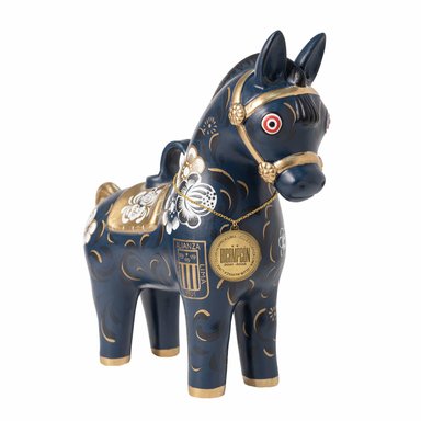 POTRILLO DE PUCARÁ PISKA NEGRO 2023 - CLUB ALIANZA LIMA (32 CM DE ALTURA)